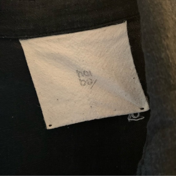 Hoibo Linen Shirt Dress in Black (size M/L) - Picture 4 of 7